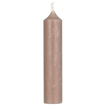 Svíčka Ib Laursen kulatá krátká V.11 cm starorůžová_0