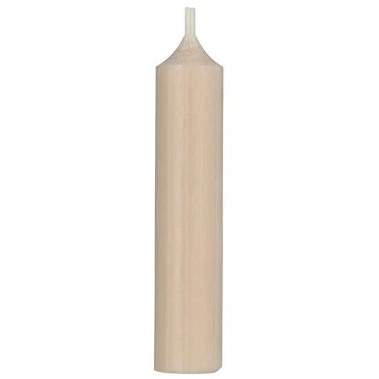 Svíčka Ib Laursen kulatá krátká V.11 cm písková_0