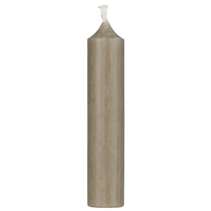 Svíčka Ib Laursen kulatá krátká V.11 cm tmavý len_0