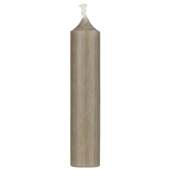 Svíčka Ib Laursen kulatá krátká V.11 cm tmavý len_0