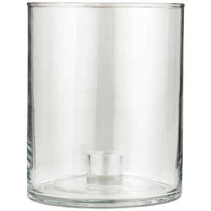 Skleněný svícen Ib Laursen s pevným držákem V.15 cm_0