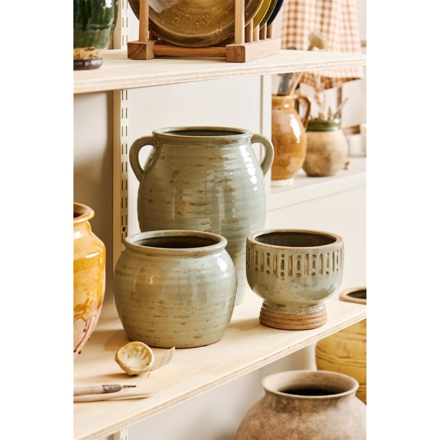 Květináč/dóza Margot s uchy Ib Laursen V.30 cm_0