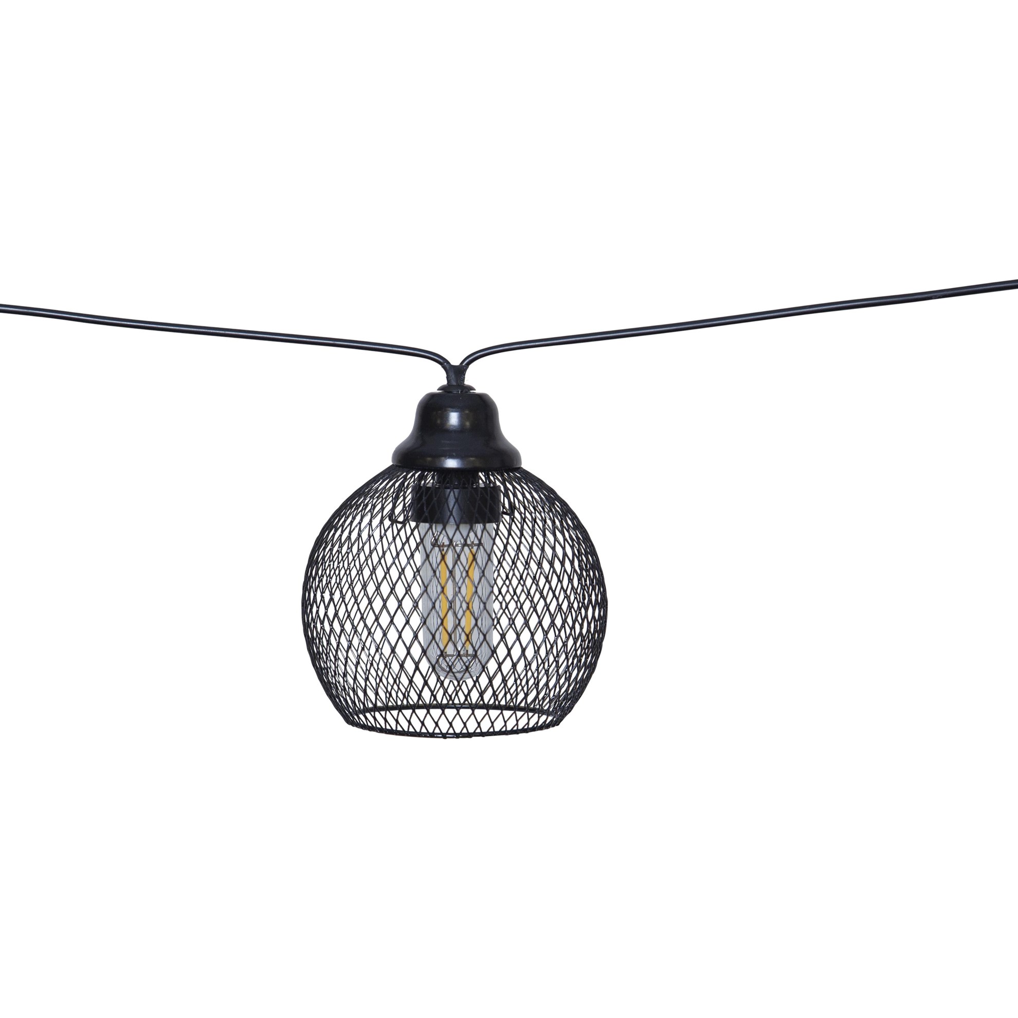 LED solární řetěz SUNLITE 8xLED 7m černý_0
