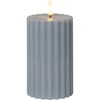 LED dekorační svíčka FLAMME STRIPE V.15cm modrá_0