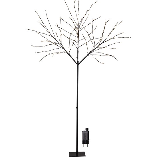 Venkovní LED dekorativní strom ALBERO s časovačem V.2,5m 240 diod černý_2