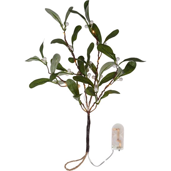 LED dekorativní větvička jmelí MISTEL V.35cm_0