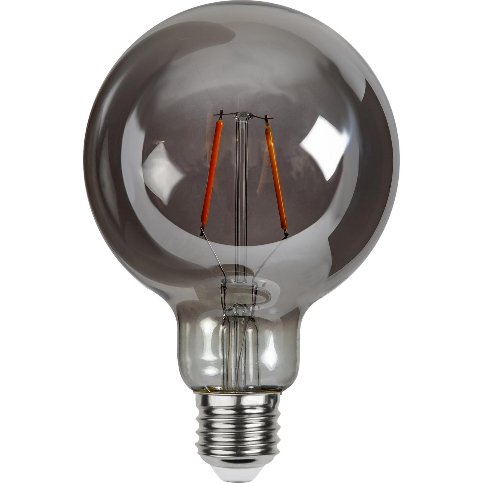 Dekorační LED žárovka PLAIN SMOKE E27, A+, 80lm, 2100K kouřová_0