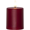 LED svíčka FLAMME PAULA 10 cm červená_0