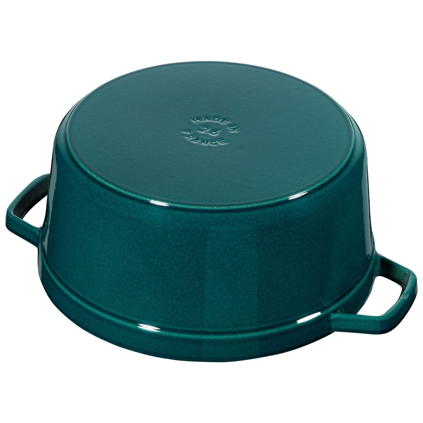 Hrnec STAUB  kulatý 26 cm tyrkysový 5,25l_2