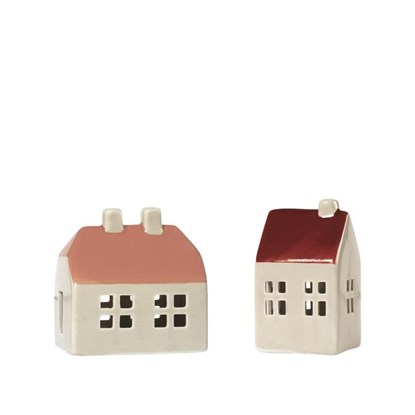 Keramické domečky Broste BO 9x5cm SET/2ks hnědé_0