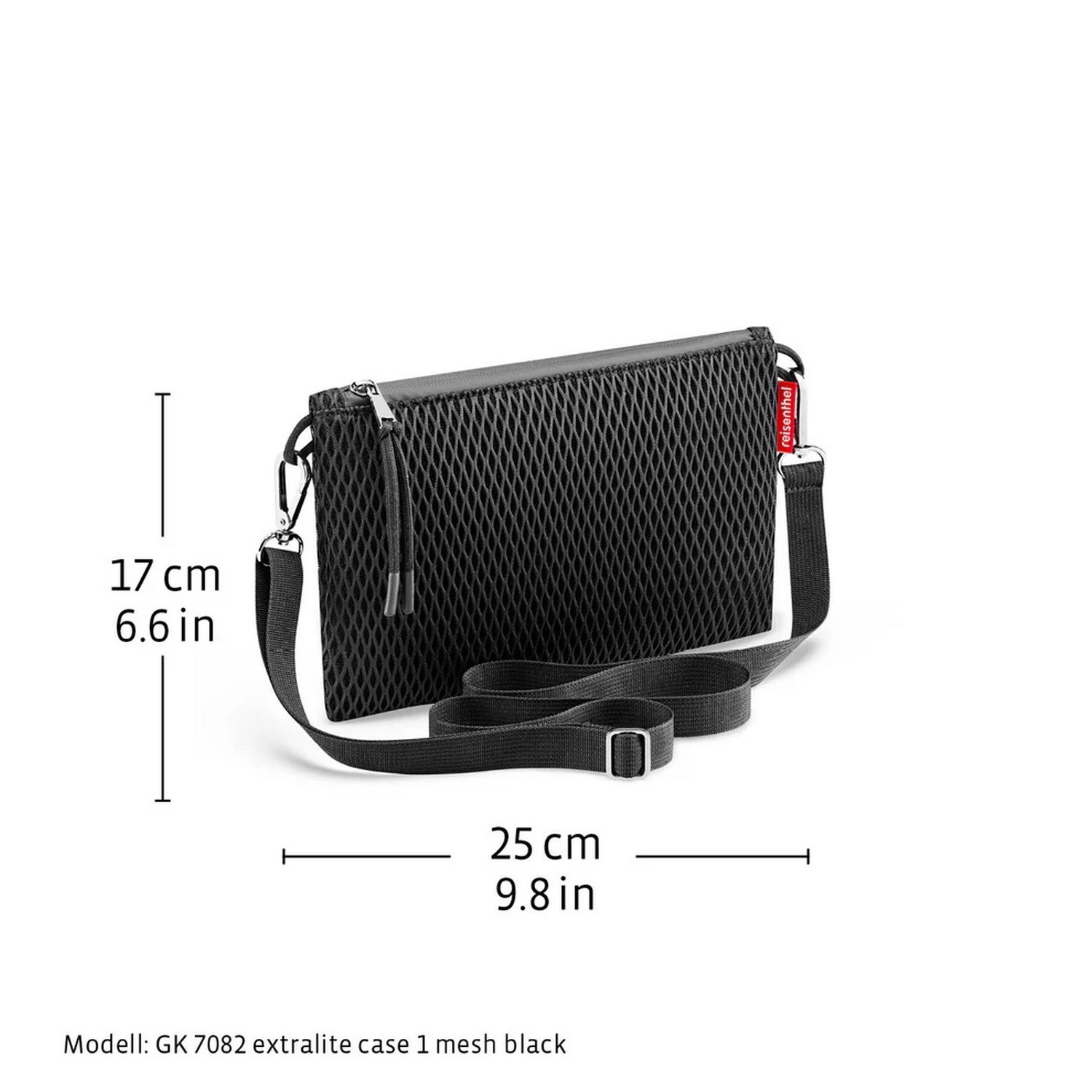 Pouzdro na zip Reisenthel Extralite Case 1 mesh black_5