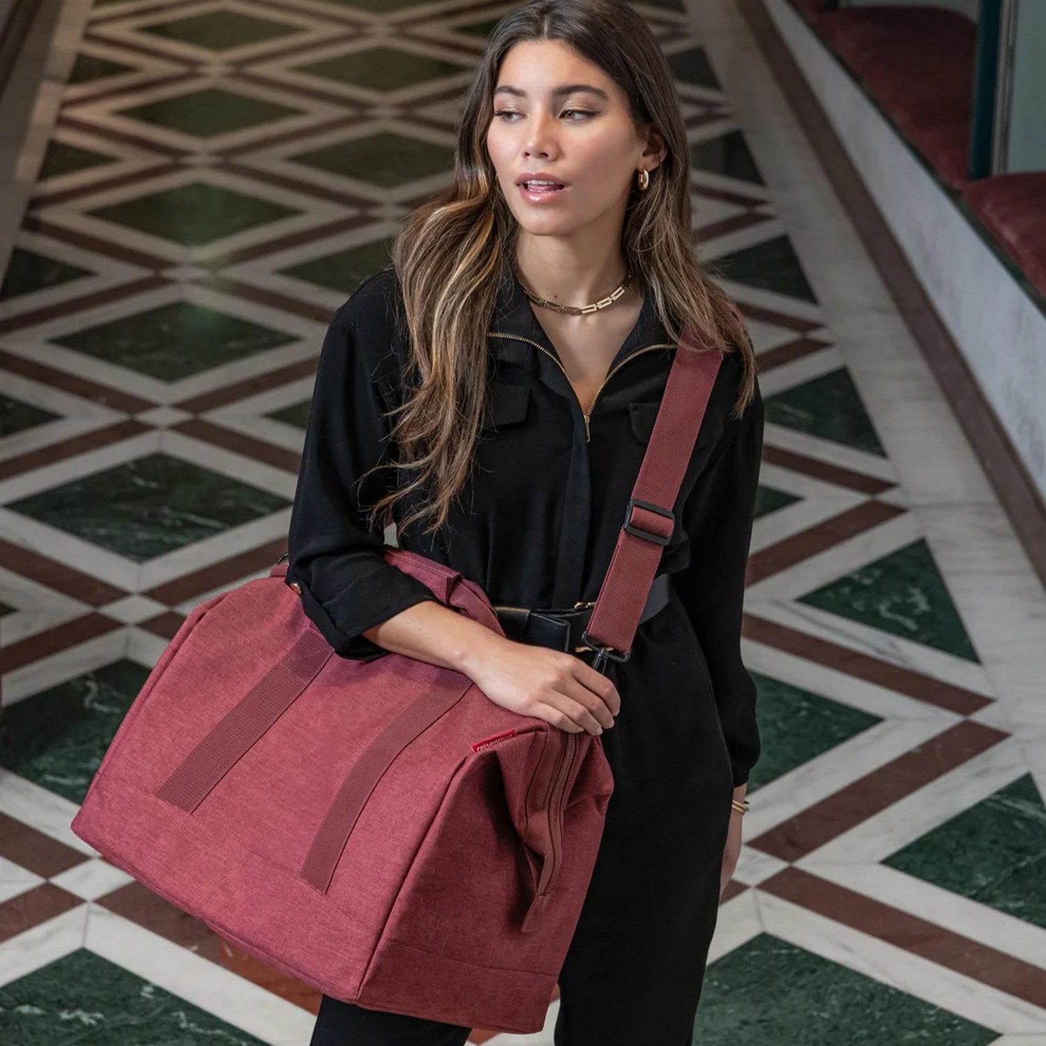 Cestovní taška Reisenthel Allrounder L twist maroon_0