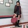 Taška přes rameno Reisenthel Shopper M twist maroon_1