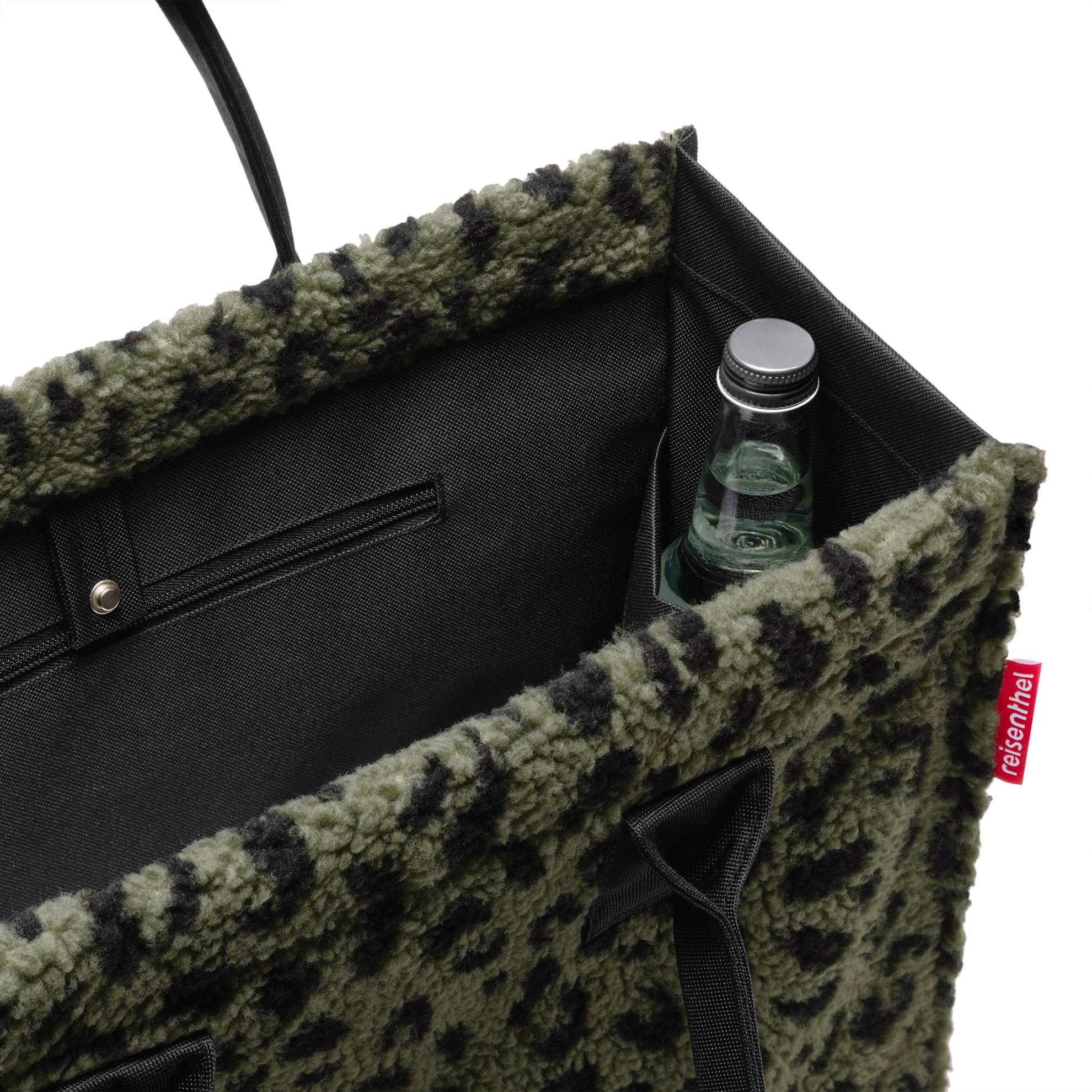 Taška přes rameno Reisenthel Daily Shopper teddy leo olive_1