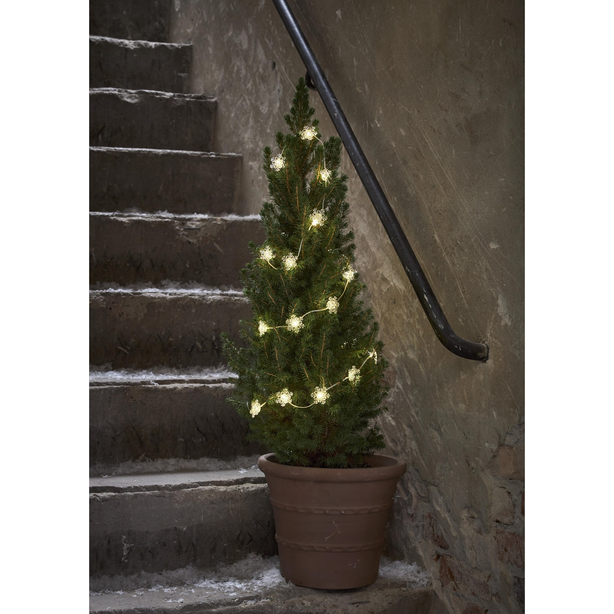 LED řetěz pro venkovní osvětlení SNOWSTAR 20xLED D.2m, čirý_0