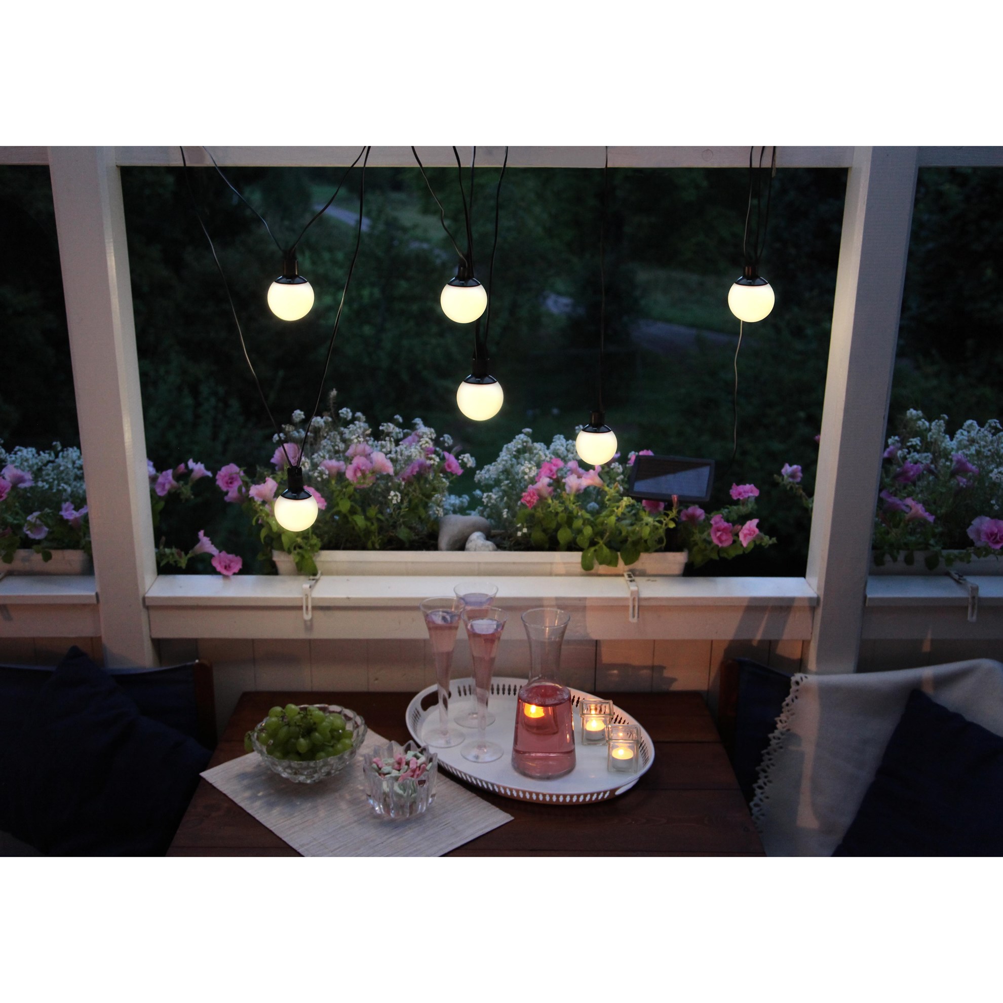 LED solární řetěz GLOBUS 6xLED D.5m černý_0