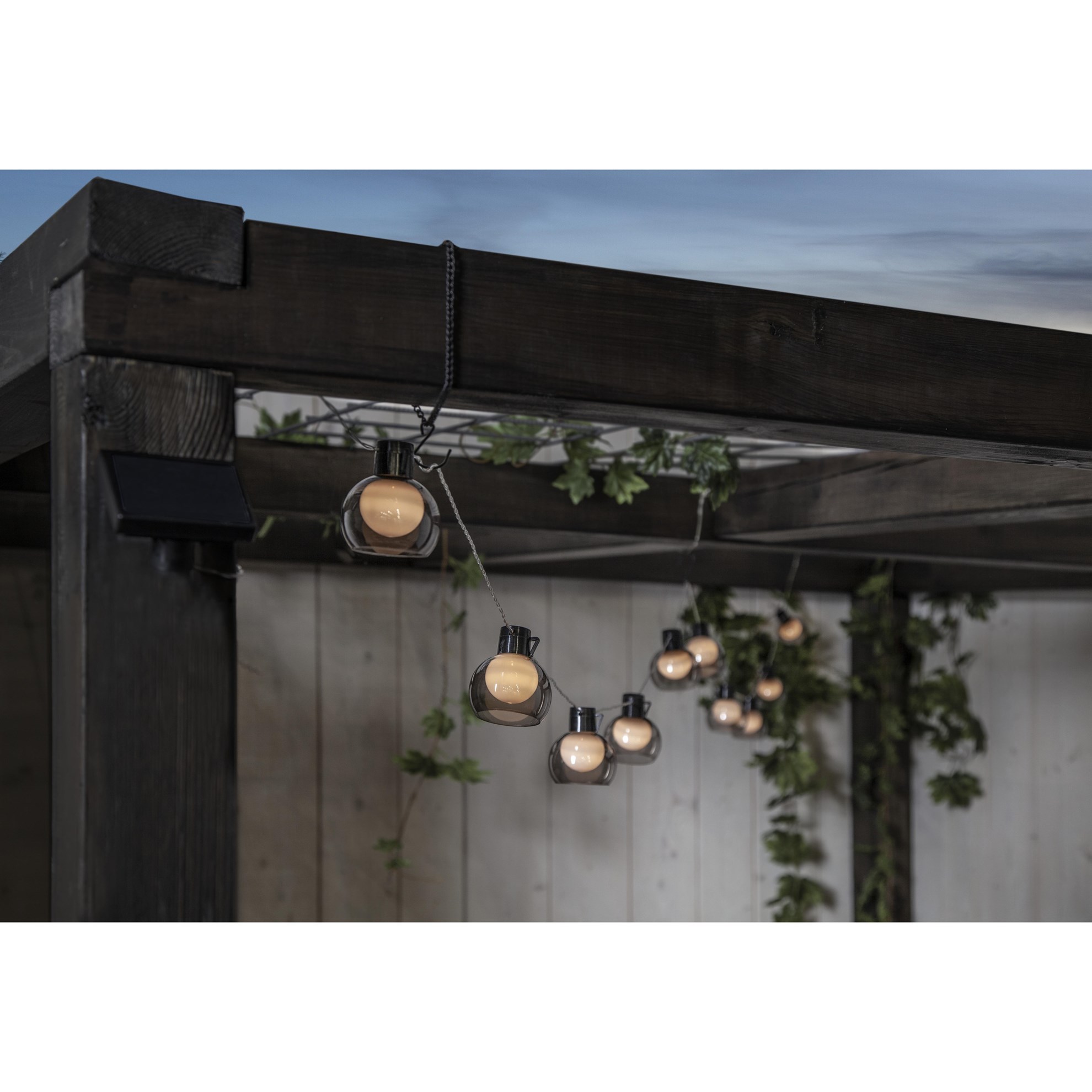 LED solární řetěz SMOKY D.2,7m kouřový_0