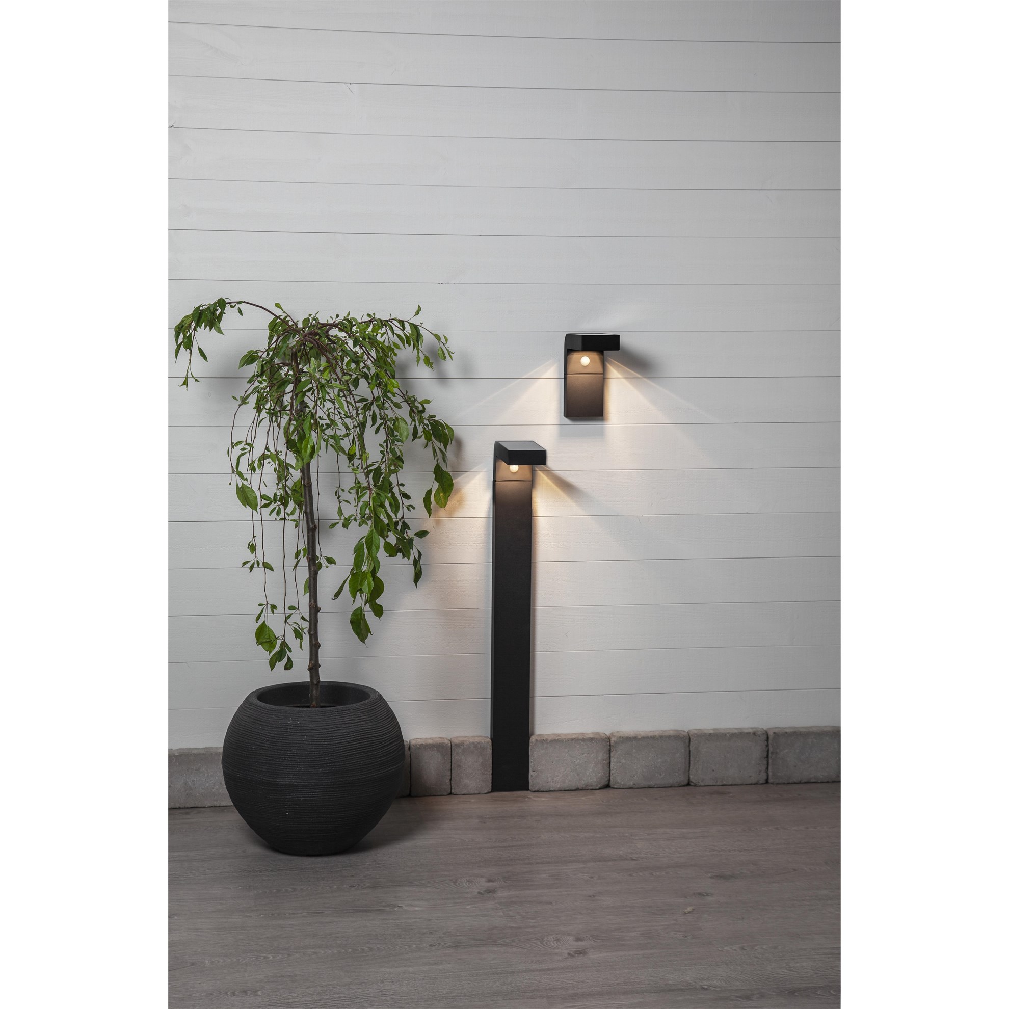 LED solární osvětlení VICI se senzorem pohybu V.80cm černé_0