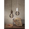 Látkový kabel s objímkou pro žárovku E27 D.3,5m šedý_1