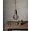 Látkový kabel s objímkou pro žárovku E27 D.3,5m černý_1