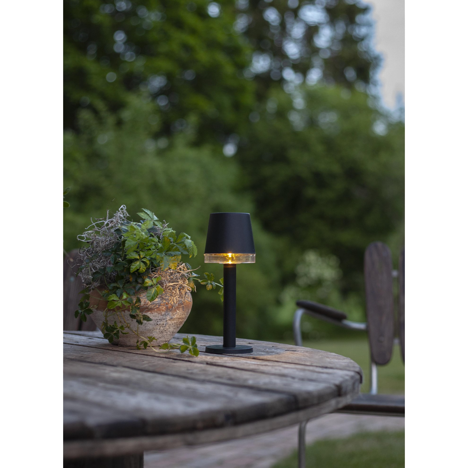 LED solární lampa PARVUS V.21cm černá_2