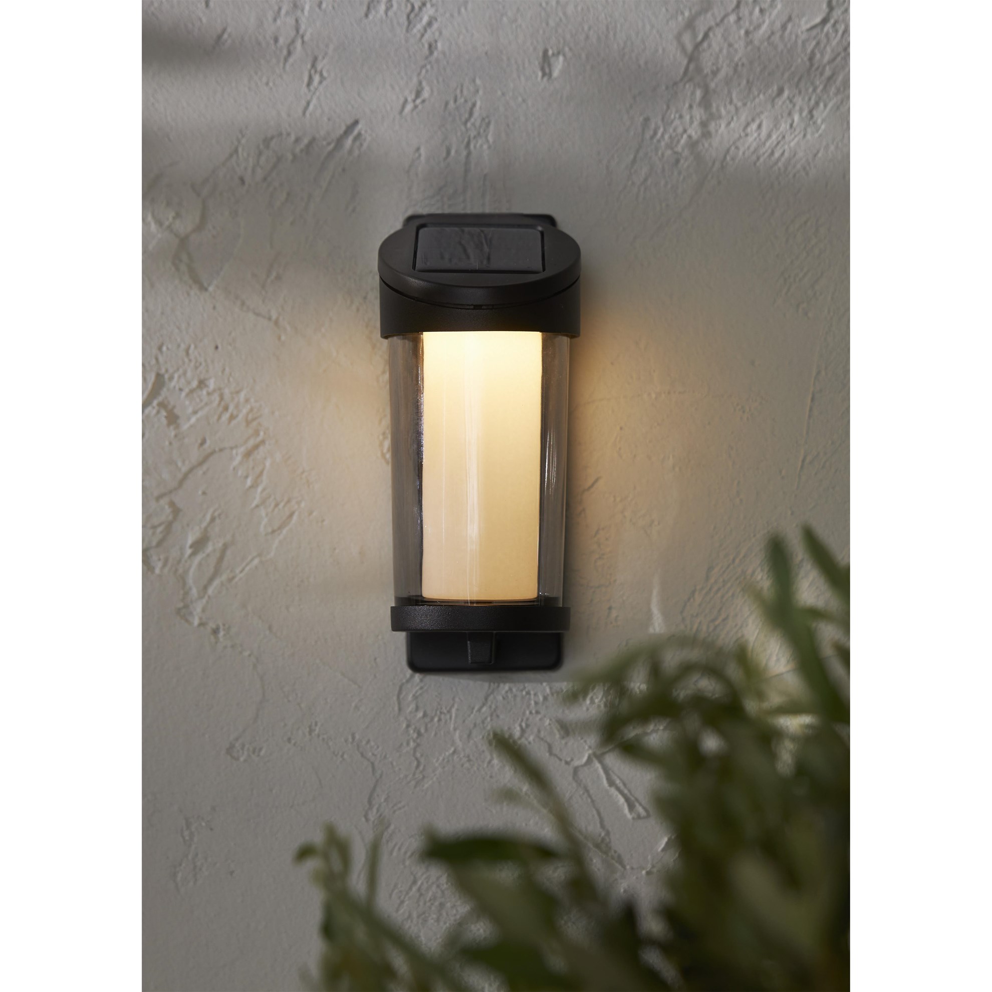 LED solární nástěnné osvětlení ALIPPA V.21cm černé_0