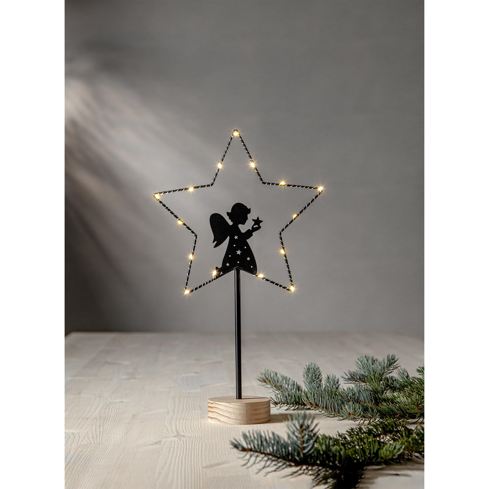 LED vánoční osvětlení GLIMTA V.42cm černé_0