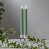 LED dekorační svíčka FLAMME STRIPE SET/2ks V.25cm zelená_0
