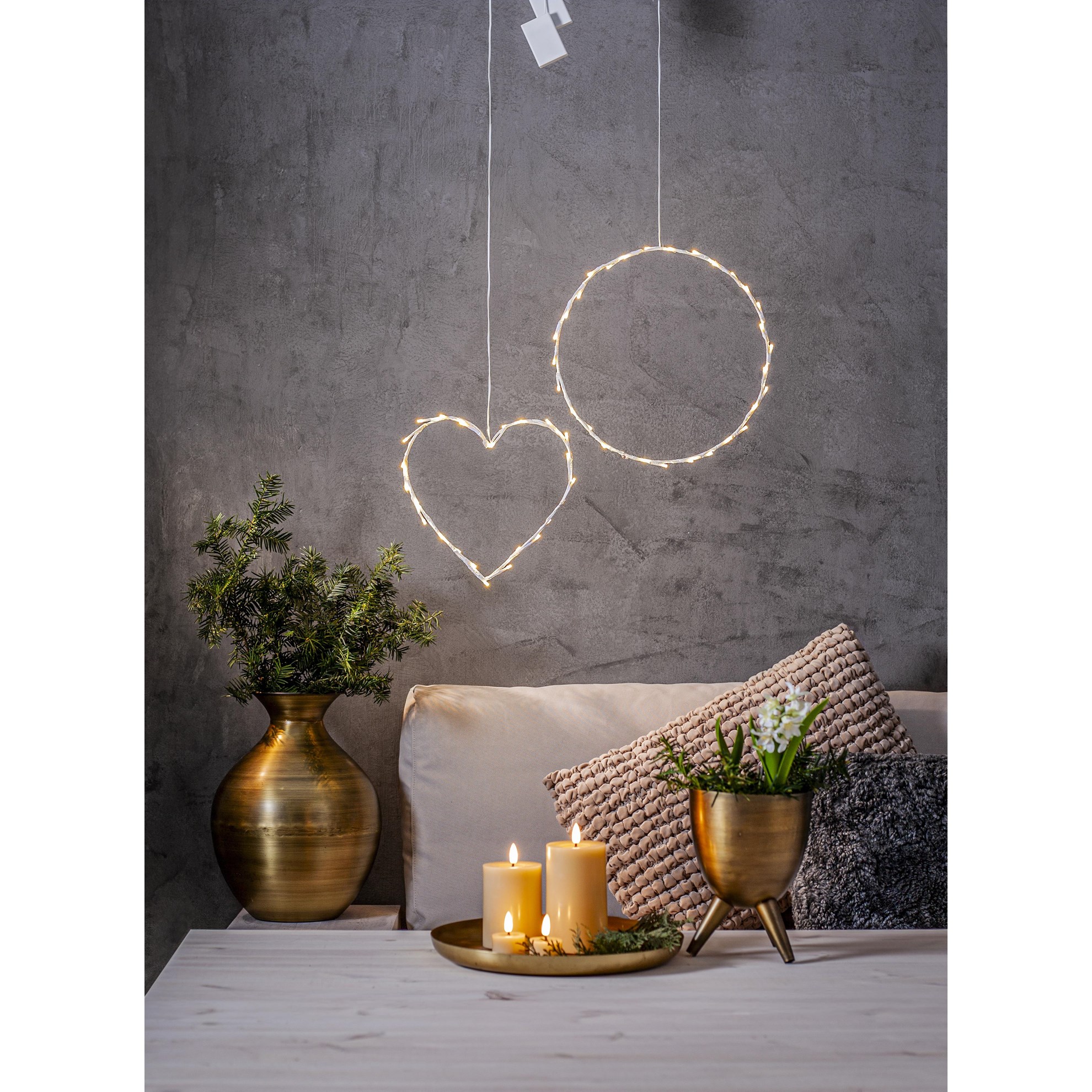 LED parafínová svíčka FLAMME 7,5x10 cm, s časovačem, béžová_3