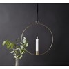 LED závěsné osvětlení FLAMME RING 1xLED P.28 cm mosazné_1