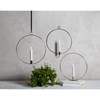 LED závěsné osvětlení FLAMME RING 1xLED P.28 cm mosazné_3
