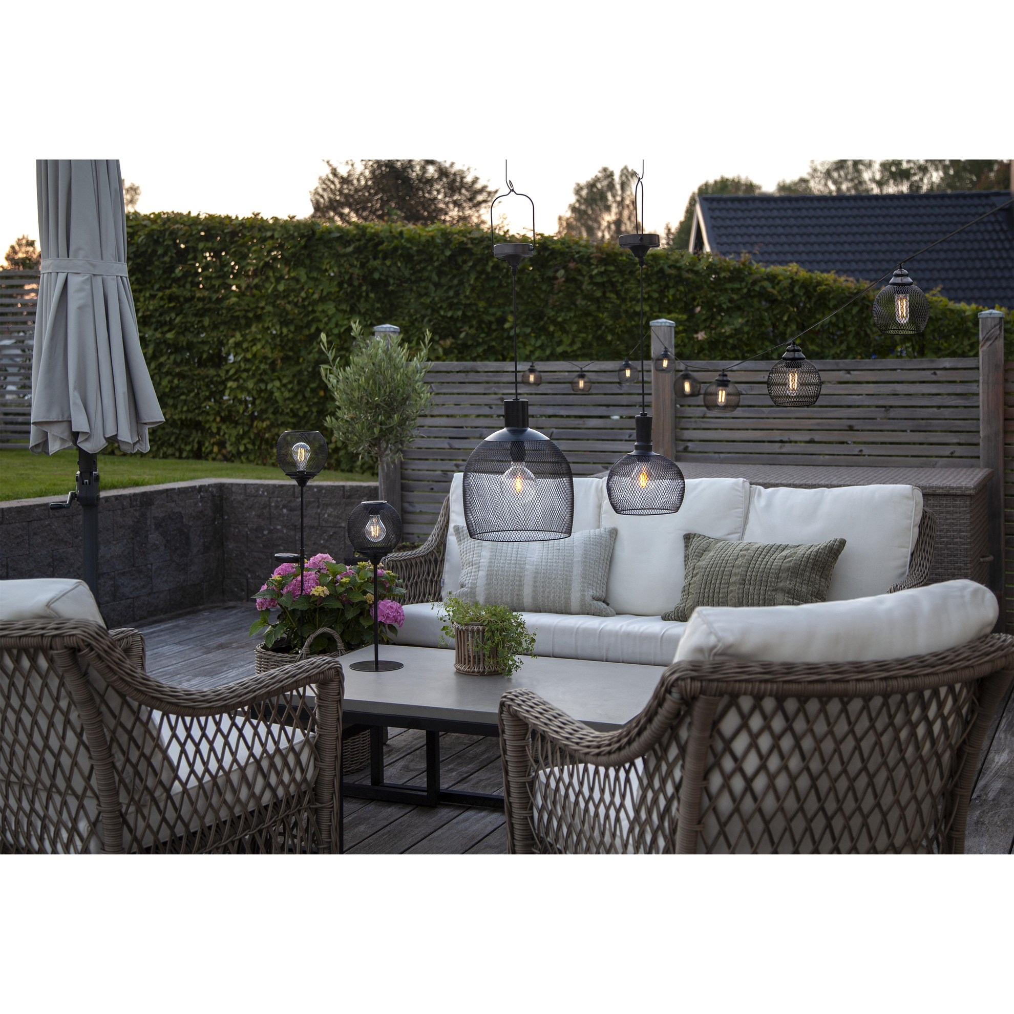 LED solární řetěz SUNLITE 8xLED 7m černý_2