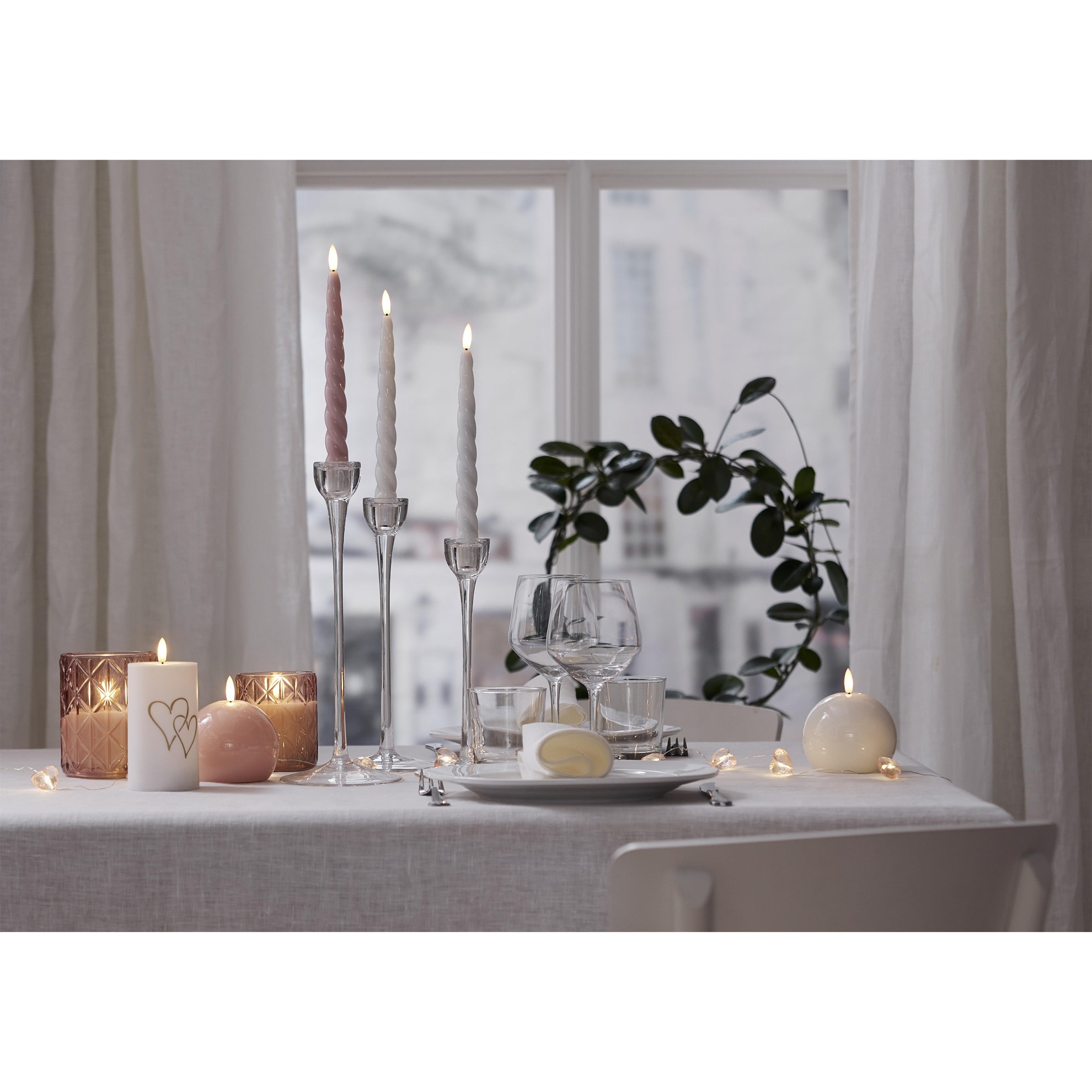 LED světelný řetěz srdíčka VALENTINE D.165cm_2