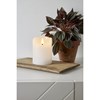 LED svíčka FLAMME RUSTIC 10 cm bílá_1