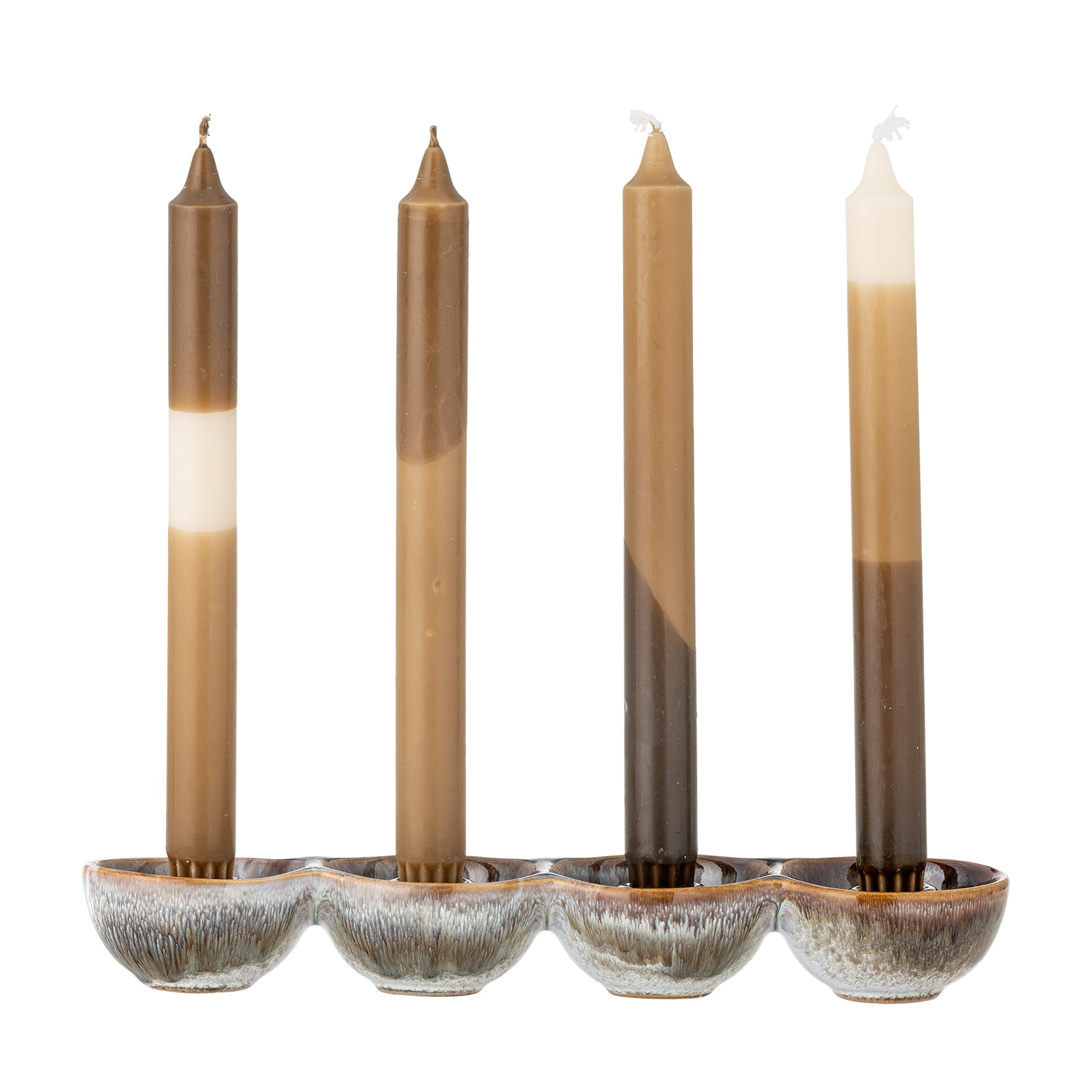 Kameninový adventní svícen KALIA D.30cm hnědý_1