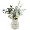 Kytice bouquet Symphonie 103 cm bílá - umělá dekorace_1