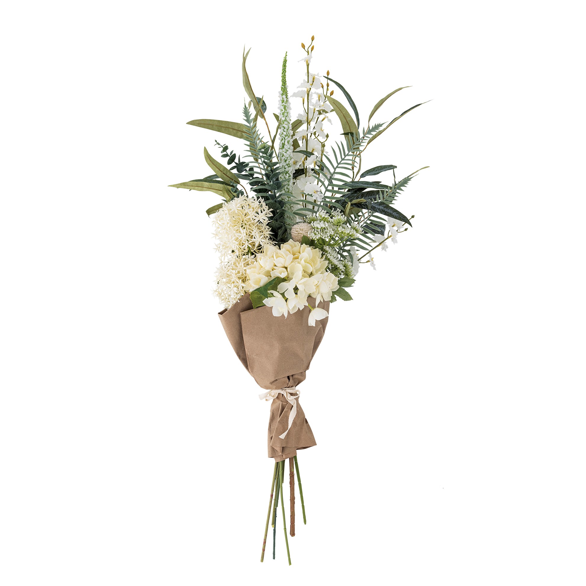 Kytice bouquet Symphonie 103 cm bílá - umělá dekorace_2