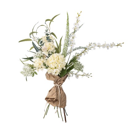 Kytice bouquet Symphonie 103 cm bílá - umělá dekorace_3