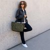 Taška přes rameno Reisenthel Shopper M teddy leo olive_1