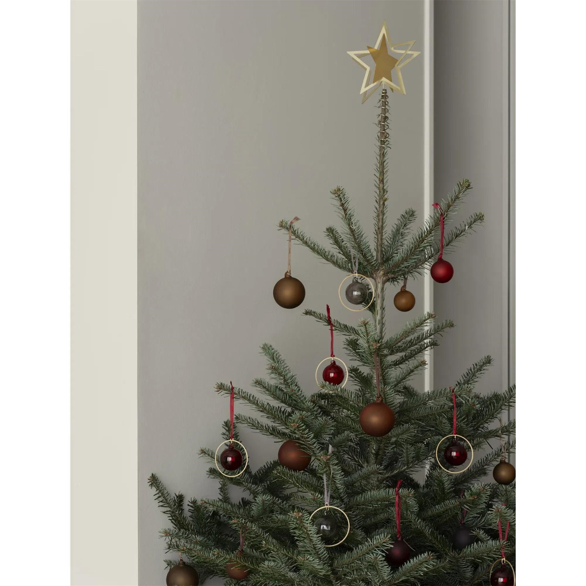 Skleněné ozdoby Blomus JUHLA P.7cm SET/4ks hnědé_0