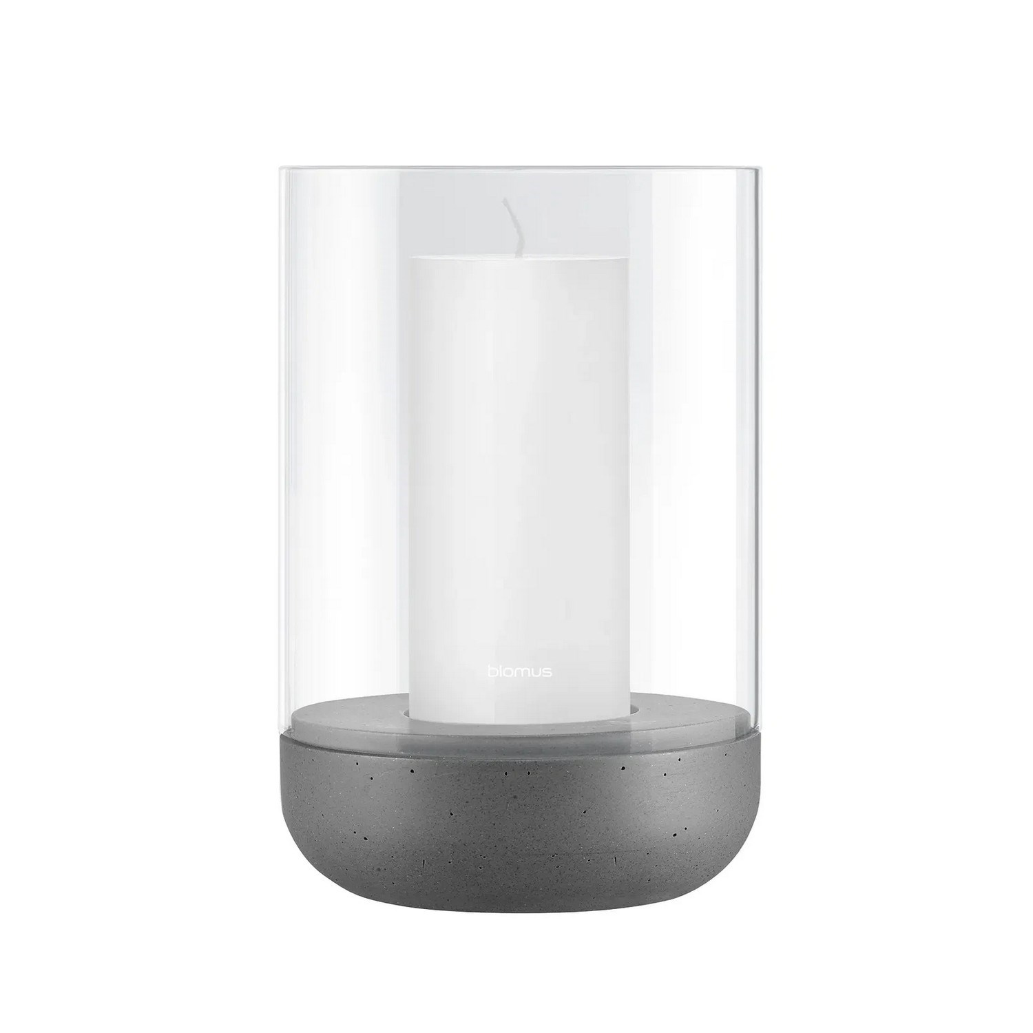 Svícen na čajovou svíčku Blomus CALMA V.22cm antracitový_0