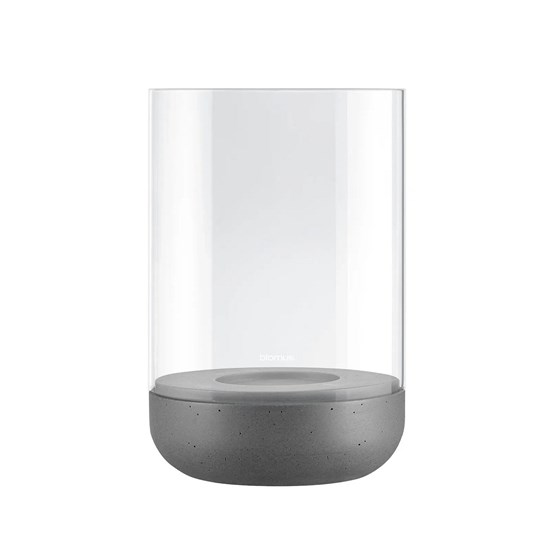 Svícen na čajovou svíčku Blomus CALMA V.22cm antracitový_1