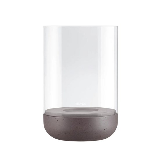 Svícen na čajovou svíčku Blomus CALMA V.22cm hnědý_1