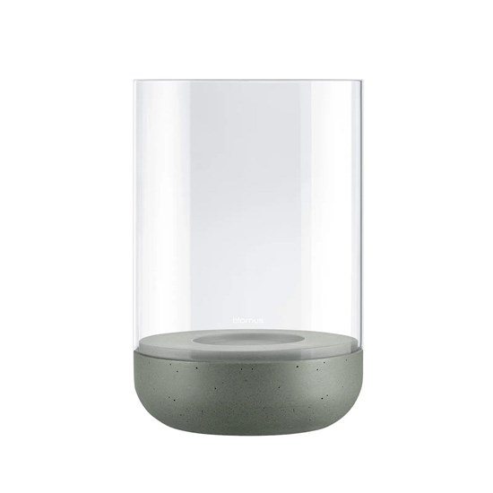 Svícen na čajovou svíčku Blomus CALMA V.22cm zelený_2