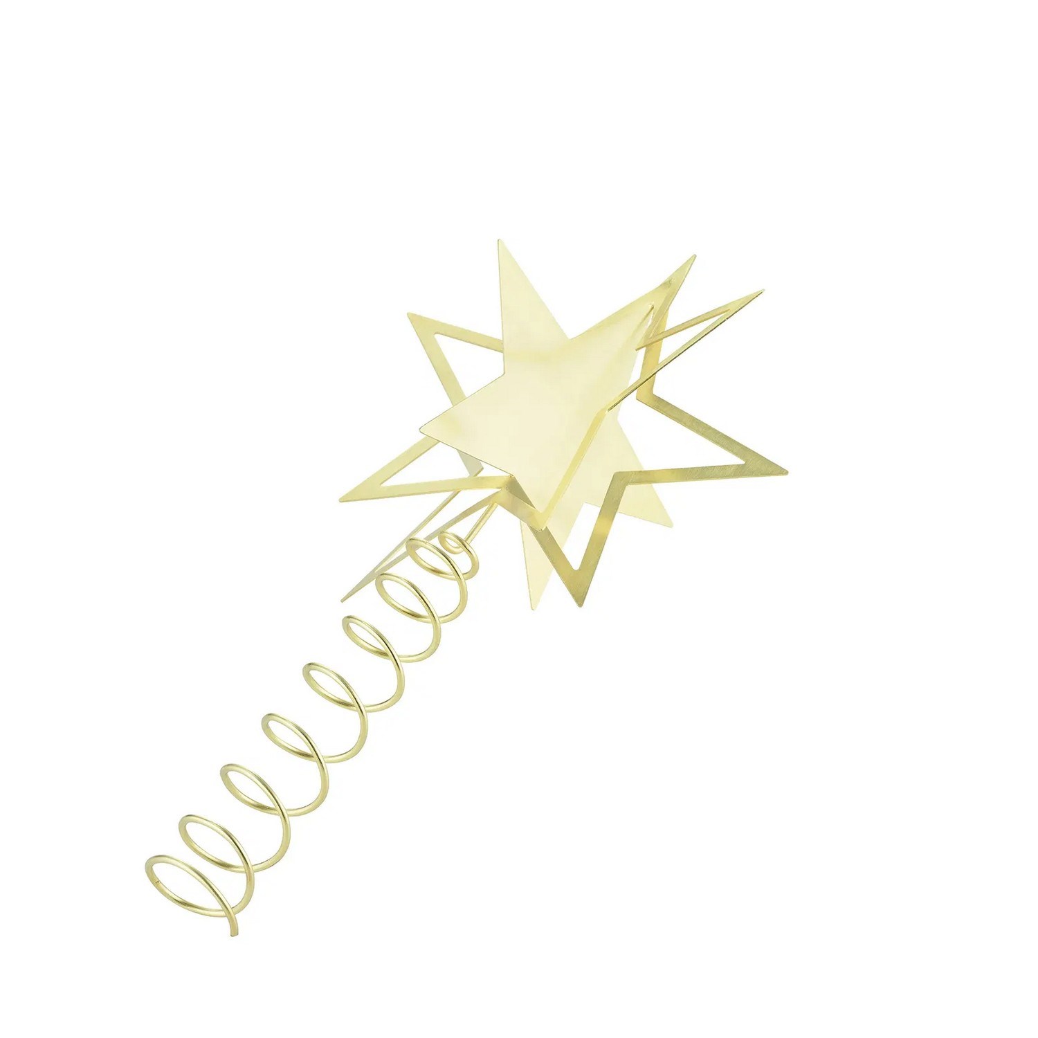 Kovová hvězda na vánoční stromek Blomus KITAI V.26cm zlatá_0