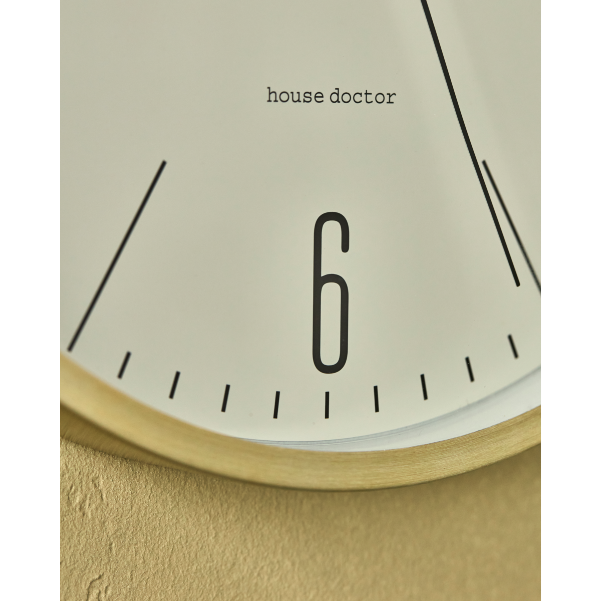 Nástěnné hodiny House Doctor HOUR P.30cm zlaté_2