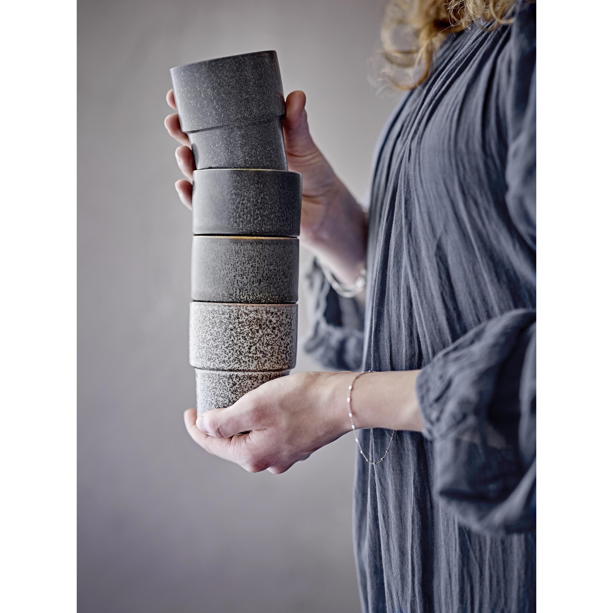 Kameninové šálky Ewan SET/4 ks_1