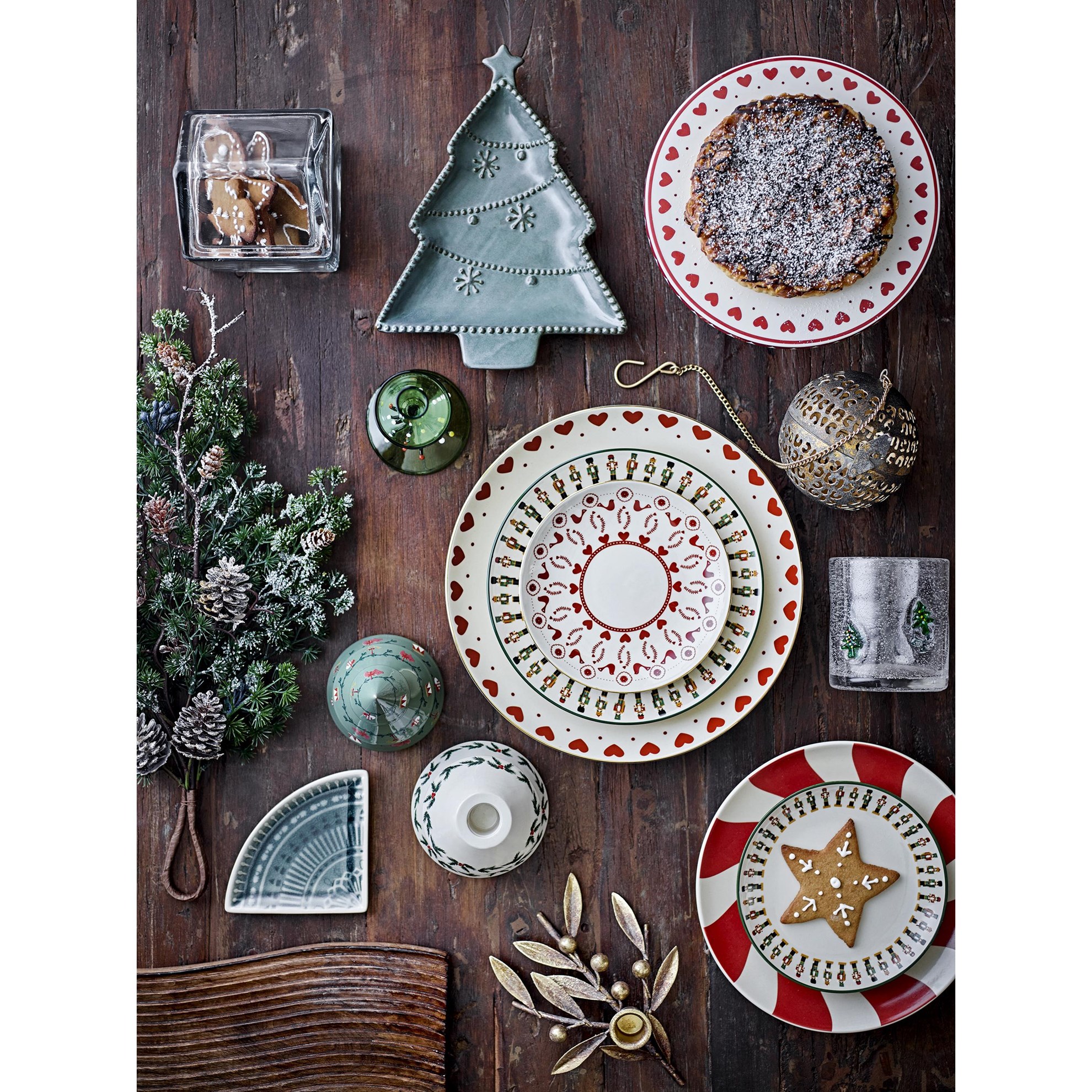 Skleněná dóza ve tvaru domečku ELIUS V.14cm_2