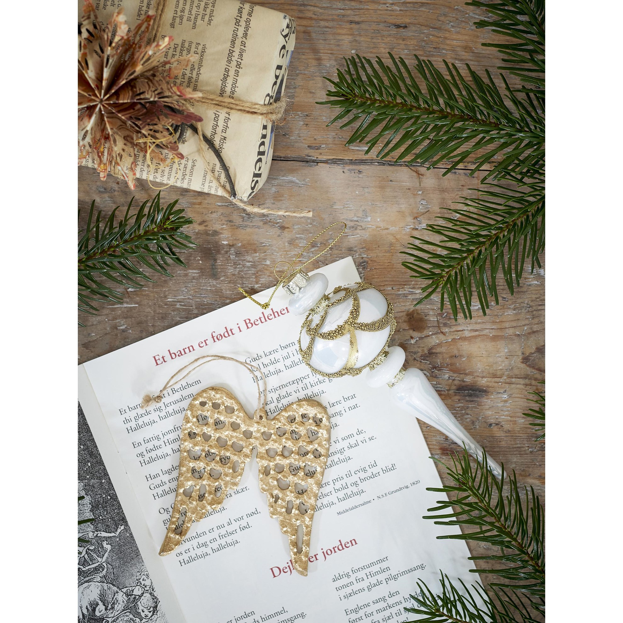 Andělská křídla na zavěšení ANGELIE V.10cm zlatá_1