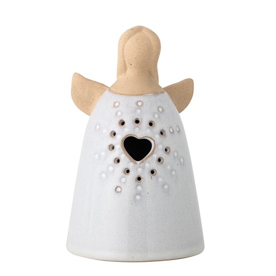 Dekorativní anděl RUTH se světlem V.16 cm bílý_3